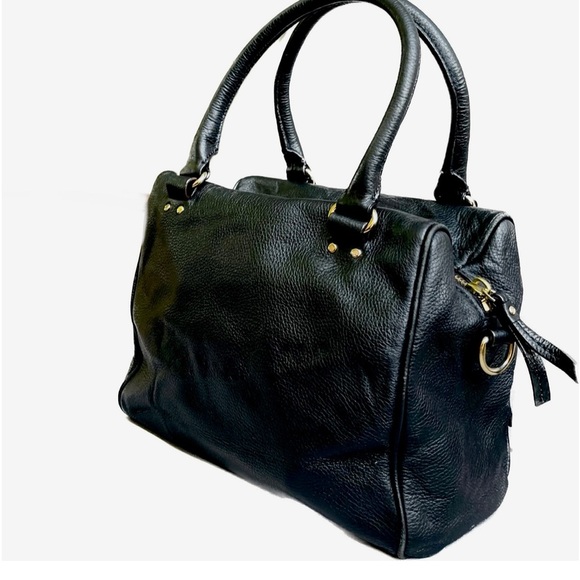 Kate Spade Black Pebbled leather with white checked lining, crossbody/shoulder - Picture 5 of 16